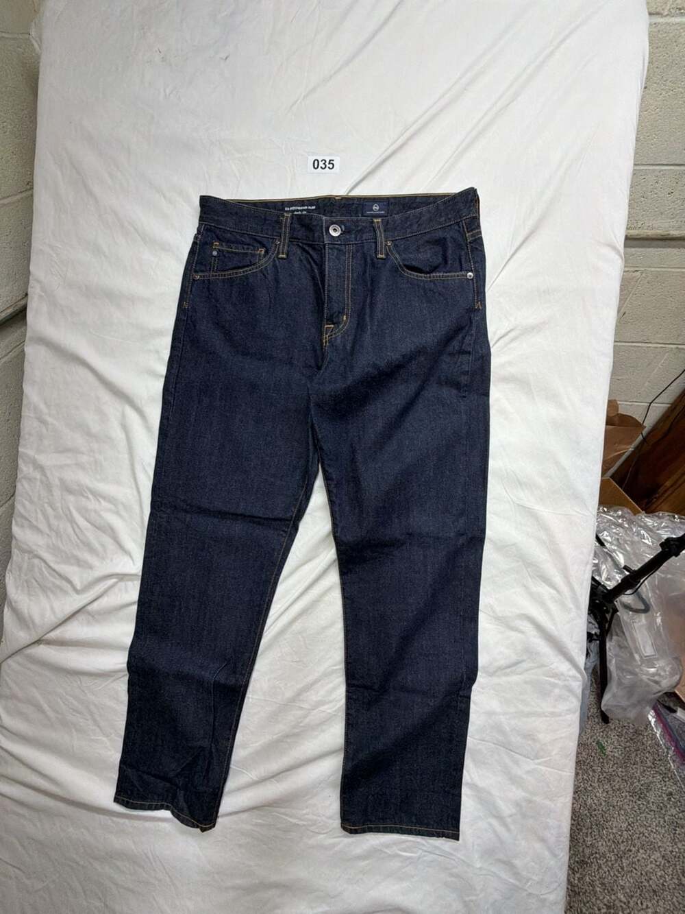 AG Adriano Goldschmied Boyfriend Jeans in Dark Indigo